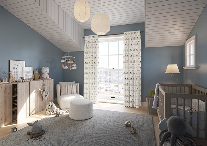 Brum Brum, Stone - Made to Measure Curtains - Image 8